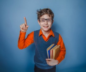 Clever Boy Stock Photo 01