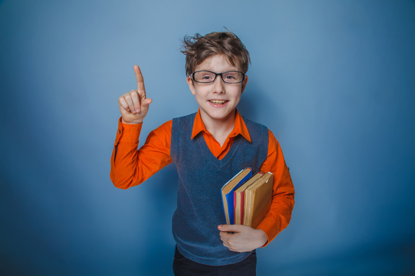 Clever Boy Stock Photo 01