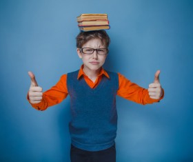 Clever Boy Stock Photo 02