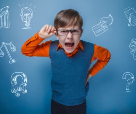 Clever Boy Stock Photo 03