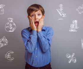 Clever Boy Stock Photo 04