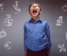 Clever Boy Stock Photo 10