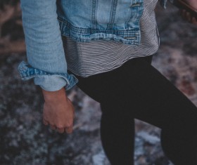 Closeup of casual clothes style Stock Photo