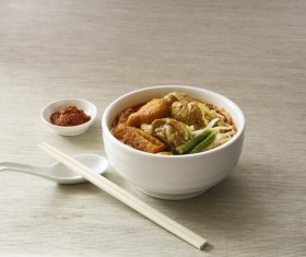 Closeup of delicious traditional soup Stock Photo