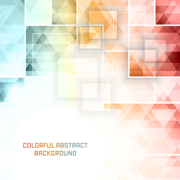 Colorful abstracto background art vector