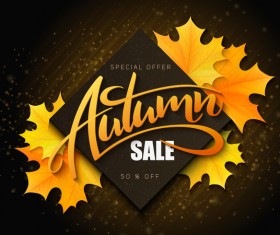 Creative sale background vectors material 02