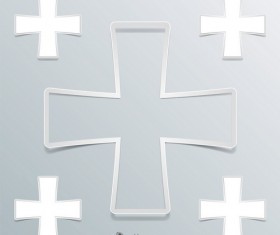 Cross symbol background vecto