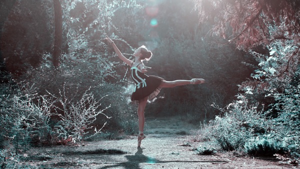 Dance ballet girl Stock Photo