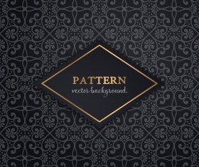 Dark saemless pattern backgorund vector 05