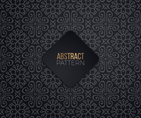 Dark saemless pattern backgorund vector 06