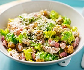 Delicious mixed salad Stock Photo