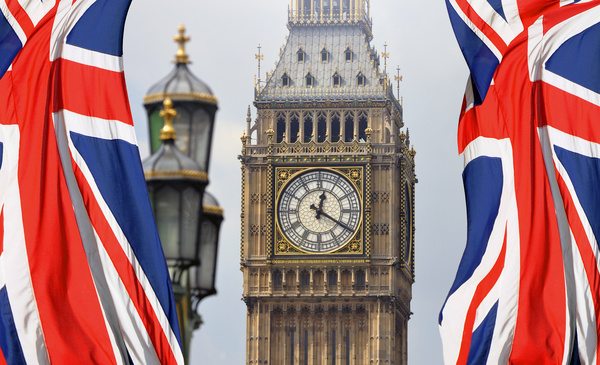 Different angles shot of the British Big Ben Stock Photo 01