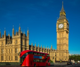 Different angles shot of the British Big Ben Stock Photo 05