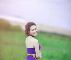 Dignified and elegant woman Stock Photo