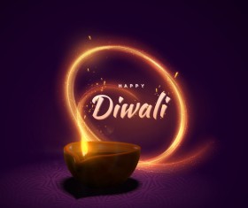 Diwali creative background vector 03