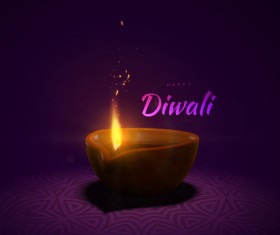 Diwali creative background vector 05