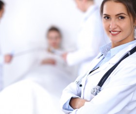 Doctor rounds Stock Photo