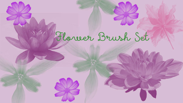 Dream Flower Photoshop Brushes