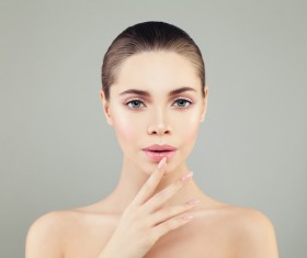 Elegant makeup woman Stock Photo 01