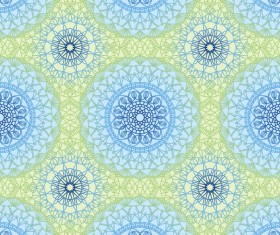 Elegant seamless mandala pattern vector 02