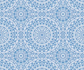 Elegant seamless mandala pattern vector 04