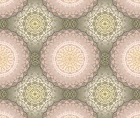 Elegant seamless mandala pattern vector 07