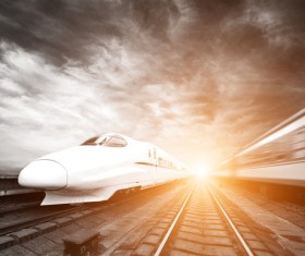 Express train Stock Photo 03