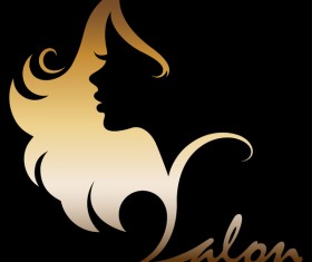 Fashion women sign with logo vectors set 02