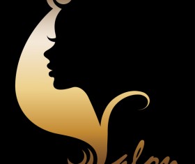 Fashion women sign with logo vectors set 05