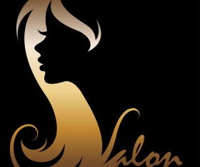 Fashion women sign with logo vectors set 07