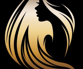 Fashion women sign with logo vectors set 10