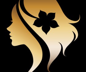 Fashion women sign with logo vectors set 12