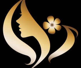 Fashion women sign with logo vectors set 13