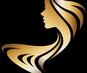 Fashion women sign with logo vectors set 14