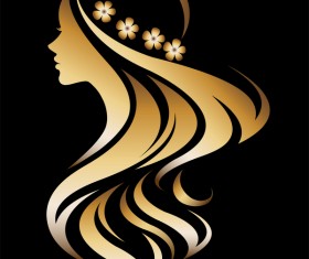 Fashion women sign with logo vectors set 16