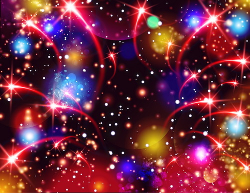 Festival firework with star background vectors