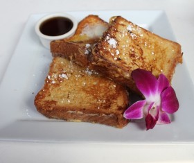 French toast bread Stock Photo