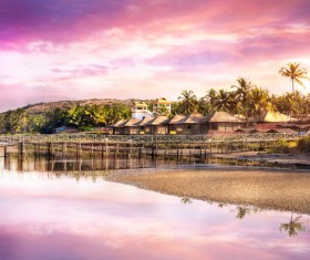 Goa island beach beautiful landscape Stock Photo 08