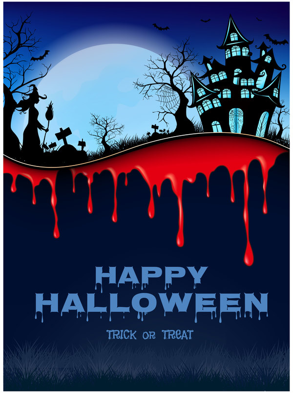 Halloween background creative design vector 01