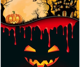 Halloween background creative design vector 02