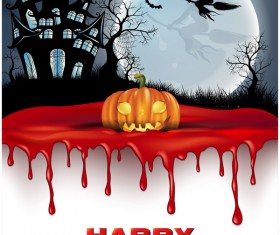 Halloween background creative design vector 03