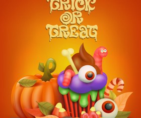 Halloween funny pumpkin design vectors 09