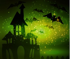 Halloween horror night background vectors 01