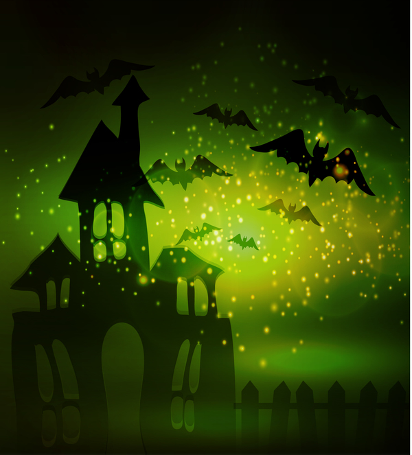 Halloween horror night background vectors 01