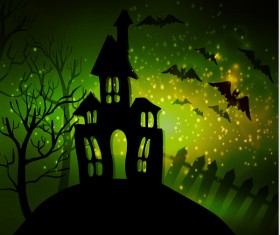 Halloween horror night background vectors 10