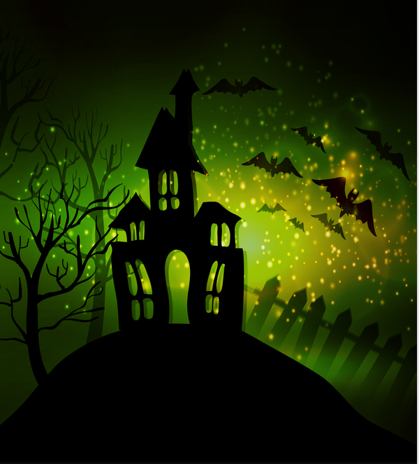 Halloween horror night background vectors 10