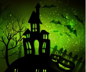 Halloween horror night background vectors 11