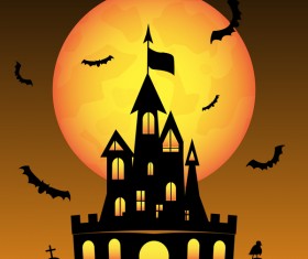 Halloween tirck of treat vector background 17