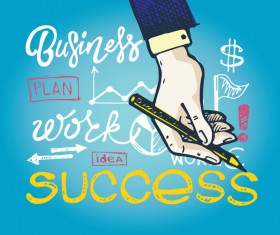 Hand drawn infographic template vectors 01