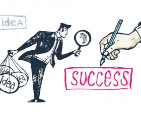 Hand drawn infographic template vectors 11